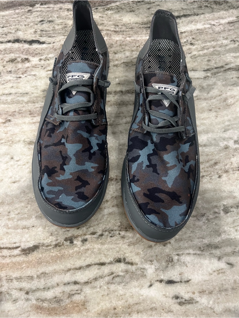 Columbia Men's Bahama Vent Relaxed PFG Boat Shoe 13 Graphite/Metal